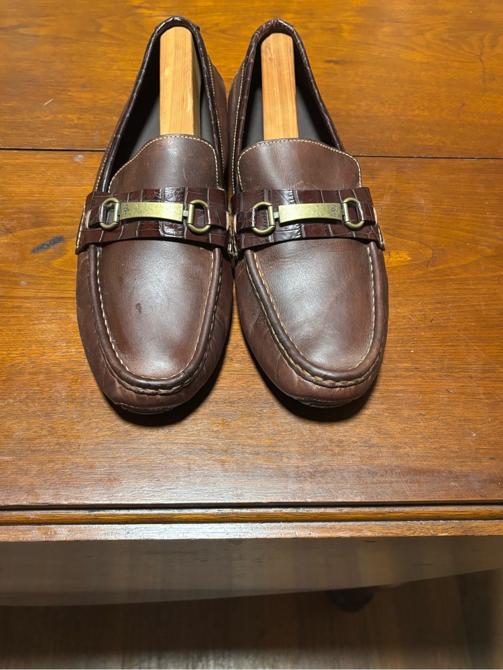 Cole Haan Men’s Somerset Bit II Brown Leather. Driving Loafers Size 13M C11396